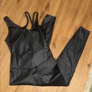 FP Movement by Free People Black Athletic Jumpsuit